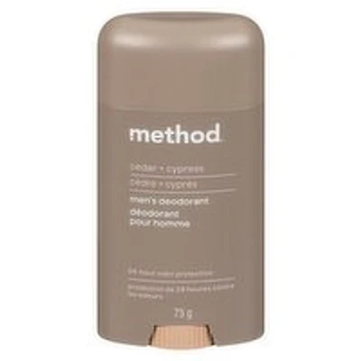Method - Men's Deodorant Cedar + Cypress, 75 Gram