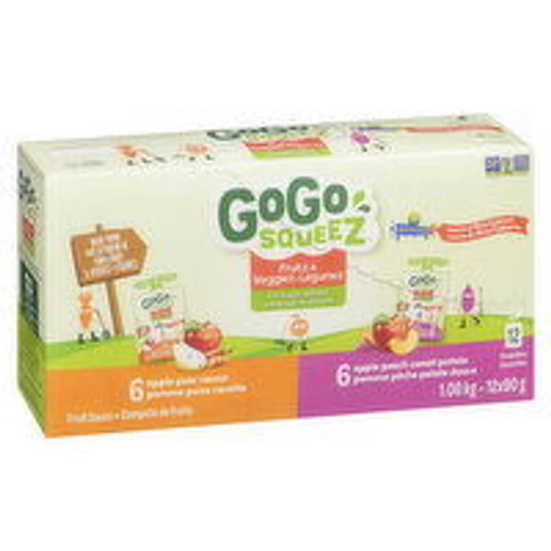 Gogo Squeez - Fruitz & Veggiez Fruit Sauce, 1.08 Kilogram