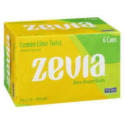 Zevia - Zero Sugar Soda, Lemon Lime Twist, 6 Each