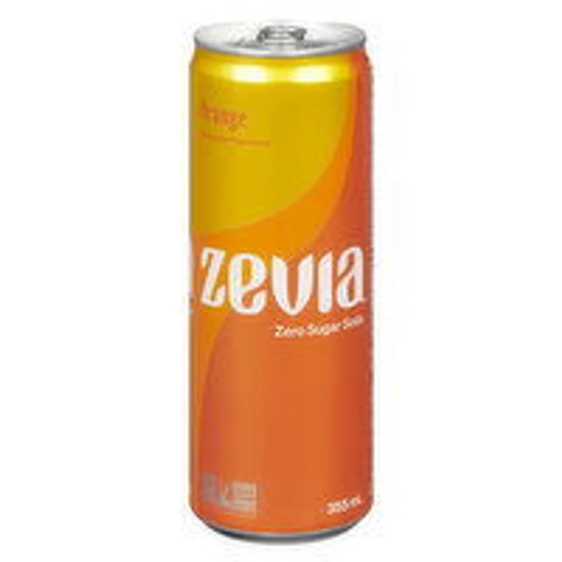 Zevia - Orange Soda, Sleek Can, 355 Millilitre