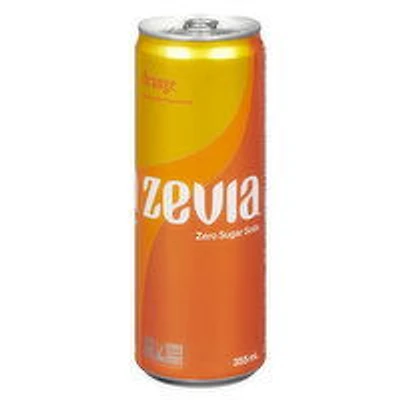 Zevia - Orange Soda, Sleek Can, 355 Millilitre
