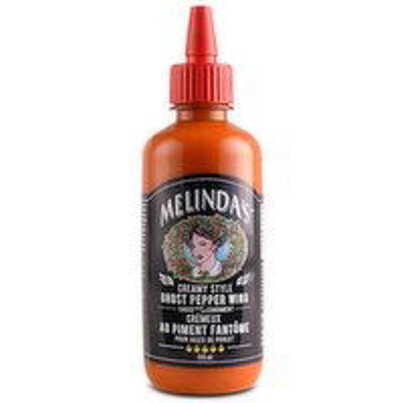Melindas - Hot Sauce, Creamy Style Ghost Pepper Wing Sauce, 355 Millilitre