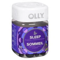 OLLY - Gummy Supplements - Sleep Blackberry Zen 50 Gummies, 50 Each