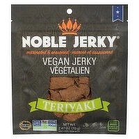 Noble Jerky - Vegan Jerky - Teriyaki, 70 Gram