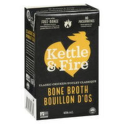 Kettle & Fire - Kettle Fire Org Bone Broth Chicken, 454 Millilitre