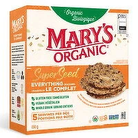 Mary's Organic - Super Seed Crackers, Everything, 156 Gram