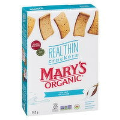 Mary's - Organic Real Thin Crackers - Sea Salt, 142 Gram