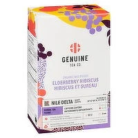 Genuine Tea Co. - Herbal Elderberry Hibiscus Tea, 45 Gram
