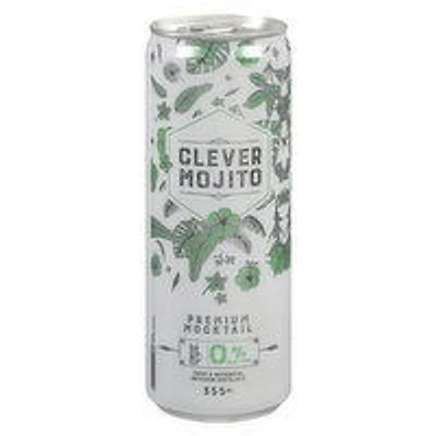 Clever - Mojito Premium Mocktail Non Alcoholic, 355 Millilitre