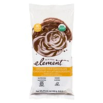 Element - Organic  Milk Choc Rice Cake GF, 100 Gram