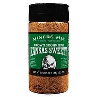 Miners MIx - Brown Sugar BBQ Kansas Sweet Rub, 156 Gram