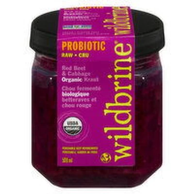 Wildbrine - Kraut Red Beet & Cabbage Organic, 500 Millilitre