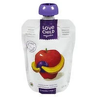 Love Child - Organics Apple Banana Blueberries, 128 Millilitre