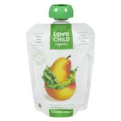Love Child - Organics Pears Kale Peas, 128 Millilitre