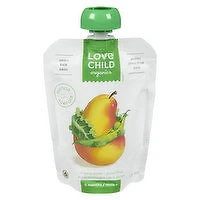 Love Child - Organics Pears Kale Peas, 128 Millilitre