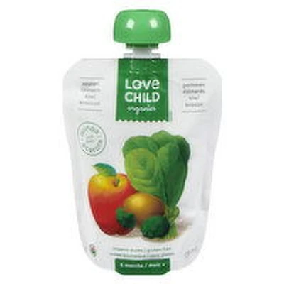 Love Child - Organics Apples Spinach Kiwi Broccoli, 128 Millilitre