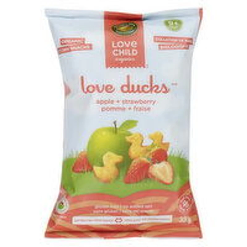 Love Child - Organics Love Ducks - Apple + Strawberry, 30 Gram