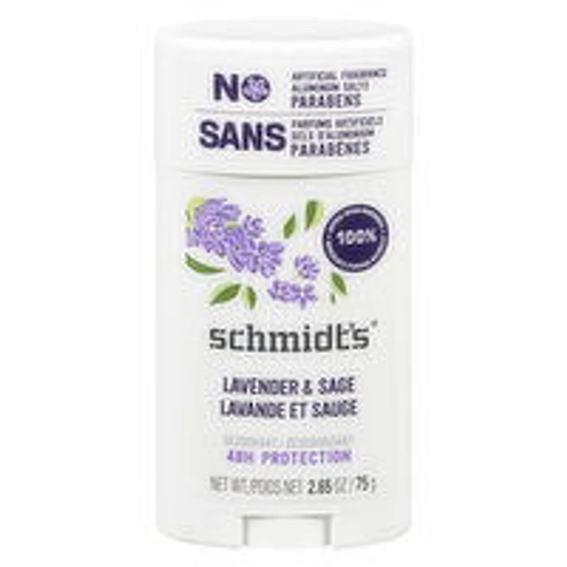 Schmidt's - Lavender & Sage Deodorant Stick, 75 Gram