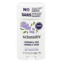 Schmidt's - Lavender & Sage Deodorant Stick, 75 Gram
