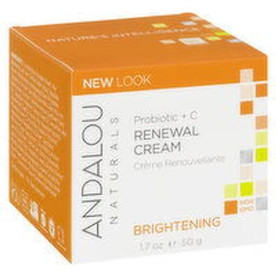 Andalou Naturals - Probiotic +C Renewal Cream - Brightening, 50 Millilitre