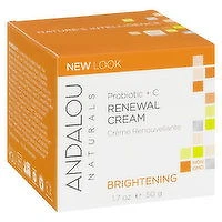 Andalou Naturals - Probiotic +C Renewal Cream - Brightening, 50 Millilitre
