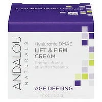 Andalou Naturals - Hyaluronic DMAE Lift & Firm Cream, 50 Millilitre