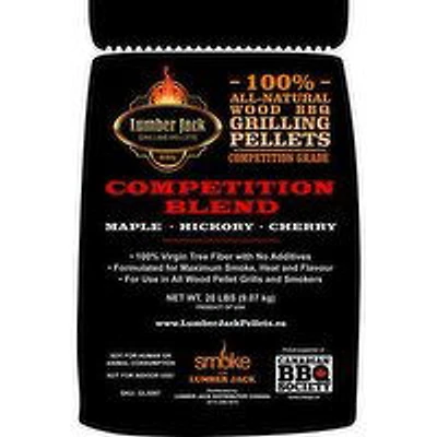 Lumber Jack - Competition Blend Wood Pellets - Maple, Hickory, Cherry, 20 Pound