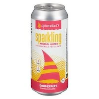 Spinnakers - Sparkling Mineral Water Grapefruit, 473 Millilitre