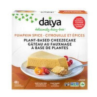 Daiya - Dairy Free Gluten Free Pumpkin Spice Plant-Based Cheesecake Dessert, 400 Gram