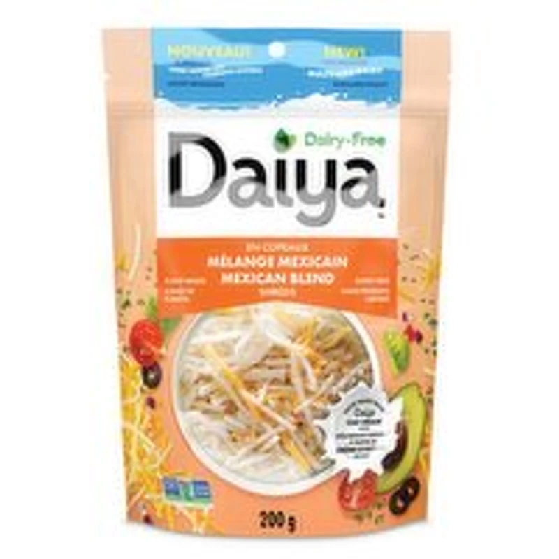 DAIYA - Dairy Free Mexican Blend Cheese Shreds, 200 Gram