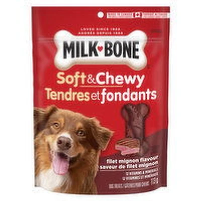 Milk-Bone - Soft & Chewy Dog Treats Filet Mignon Flavour, 113 Gram