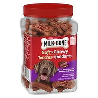 Milk bone - Dog Treats, Soft & Chewy Beef Steak Flavour, 708 Gram
