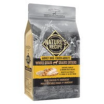 Nature's Recipe - Adult Dog Food, Chicken and Rice, 1.8 Kilogram