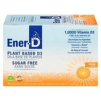 Ener-D - Sugar Free Orange, 24 Each
