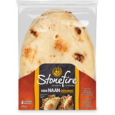 Stonefire - Authentic Flatbreads Original Mini Naan, 4 Pack, 200 Gram