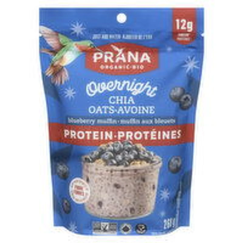 PRANA - Protein Overnight Chia Blueberry, 260 Gram