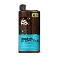 EVERY MAN JACK - Body Wash Coconut + Vanilla, 500 Millilitre