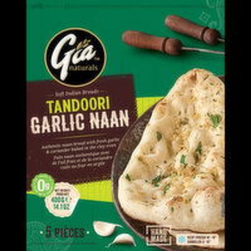Gia - Tandoori Garlic Naan, 400 Gram
