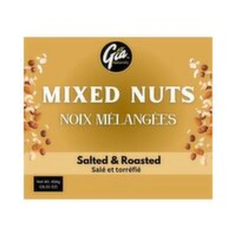 Gia Naturals - Mixed Nuts, 454 Gram