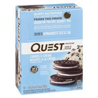 Quest - Protein Bars - Cookies & Cream, 12 Each