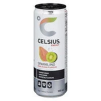 Celsius - Sparkling Energy Drink, Kiwi Guava, 355 Millilitre