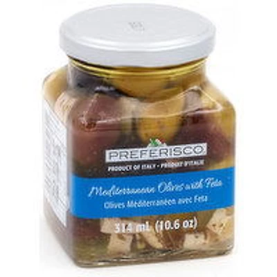 PREFERISCO - Mediterranean Olives with Feta, 314 Millilitre