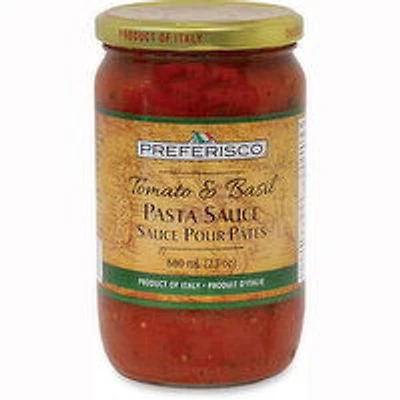 PREFERISCO - Tomato & Basil Pasta Sauce, 680 Millilitre