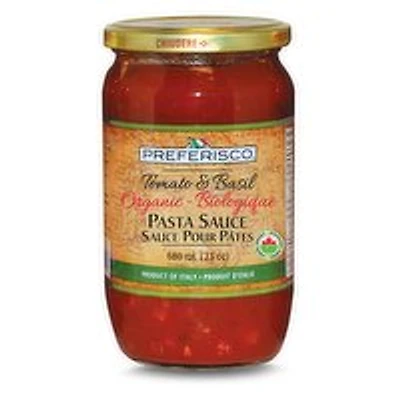 PREFERISCO - Pasta Sauce - Organic, 680 Millilitre