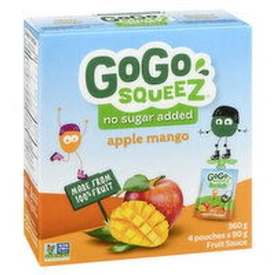 Gogo Squeez - Fruit Sauces, Apple Mango, 4 Each