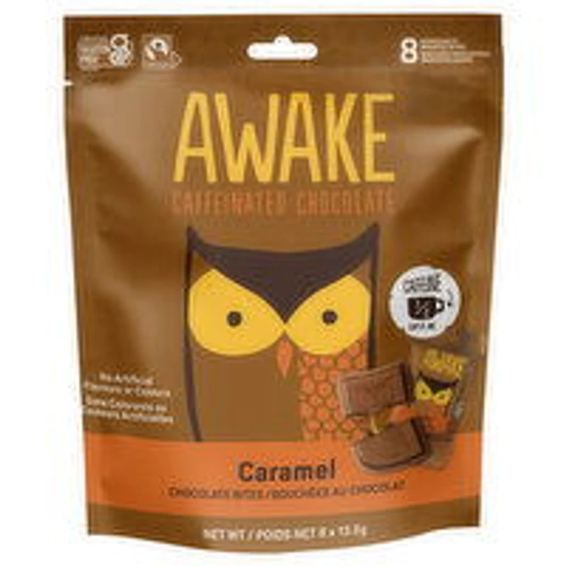 Awake Chocolate - Caramel Pouch, 108 Gram