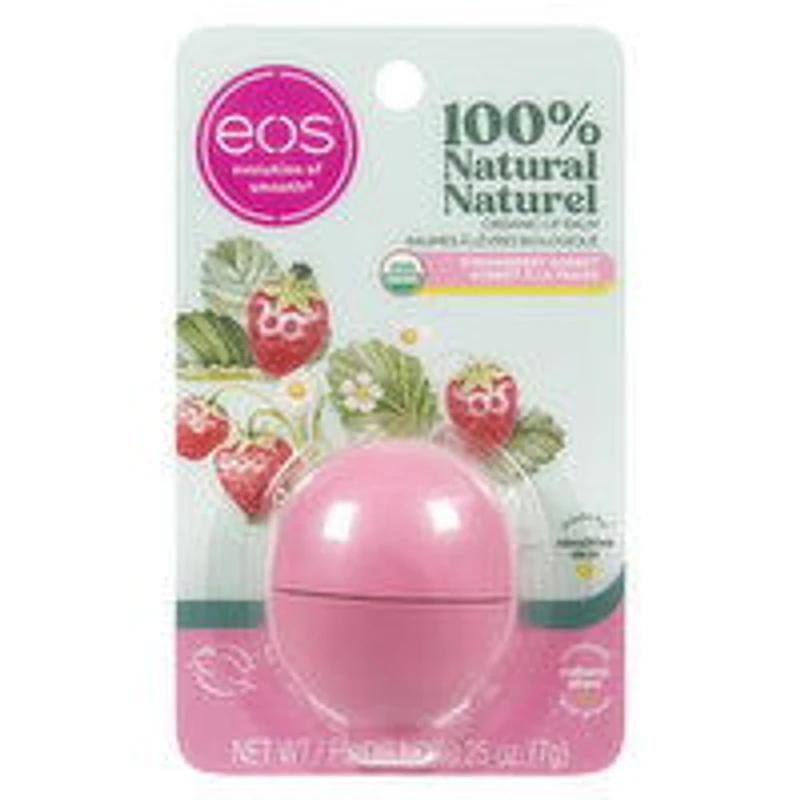 Eos - Lip Balm - Strawberry Sorbet, 7 Gram