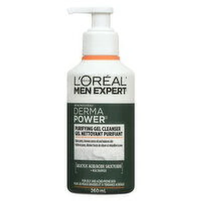 L'Oreal - Men Expert Derma Power Purifying Gel Cleanser, 250 Millilitre