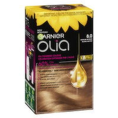GARNIER - Olia Permanent Hair Colour - 8.0 Blonde, 1 Each