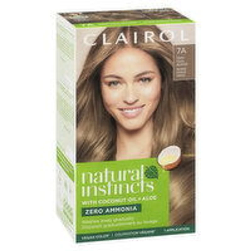 CLAIROL - Natural Instincts - 7A Dark Cool Blonde, 1 Each